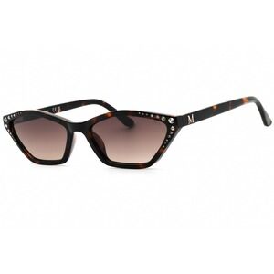 Marciano by Guess Tortoise‎ Cat Eye Rhinestone Sunglasses GM00002 52F 56mm New